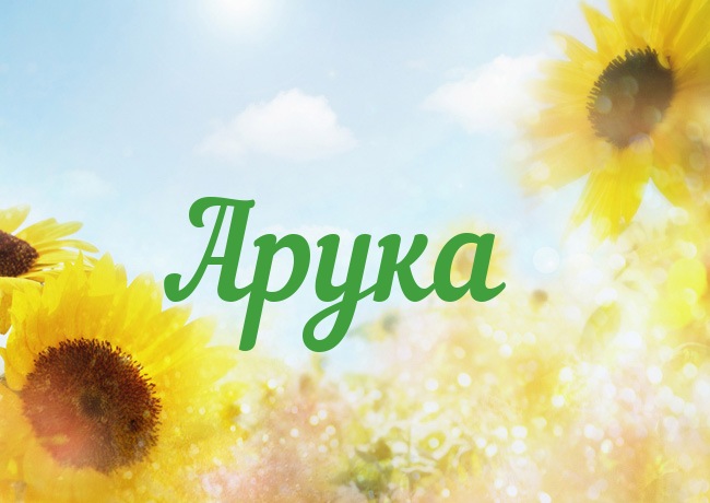 Открытка с именем Арука Открытка с именем Арука