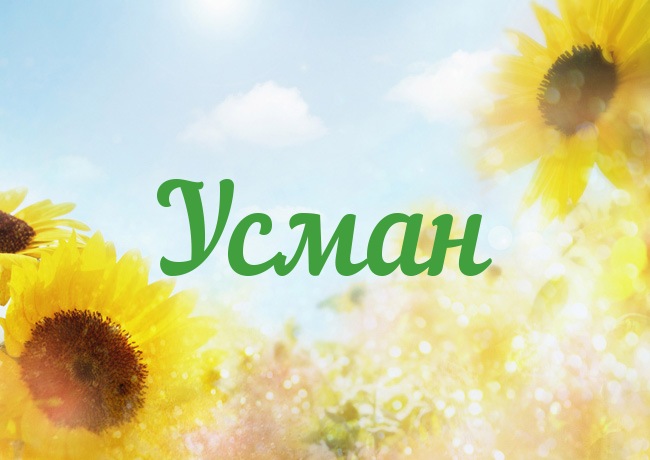 Открытка с именем Усман Открытка с именем Усман